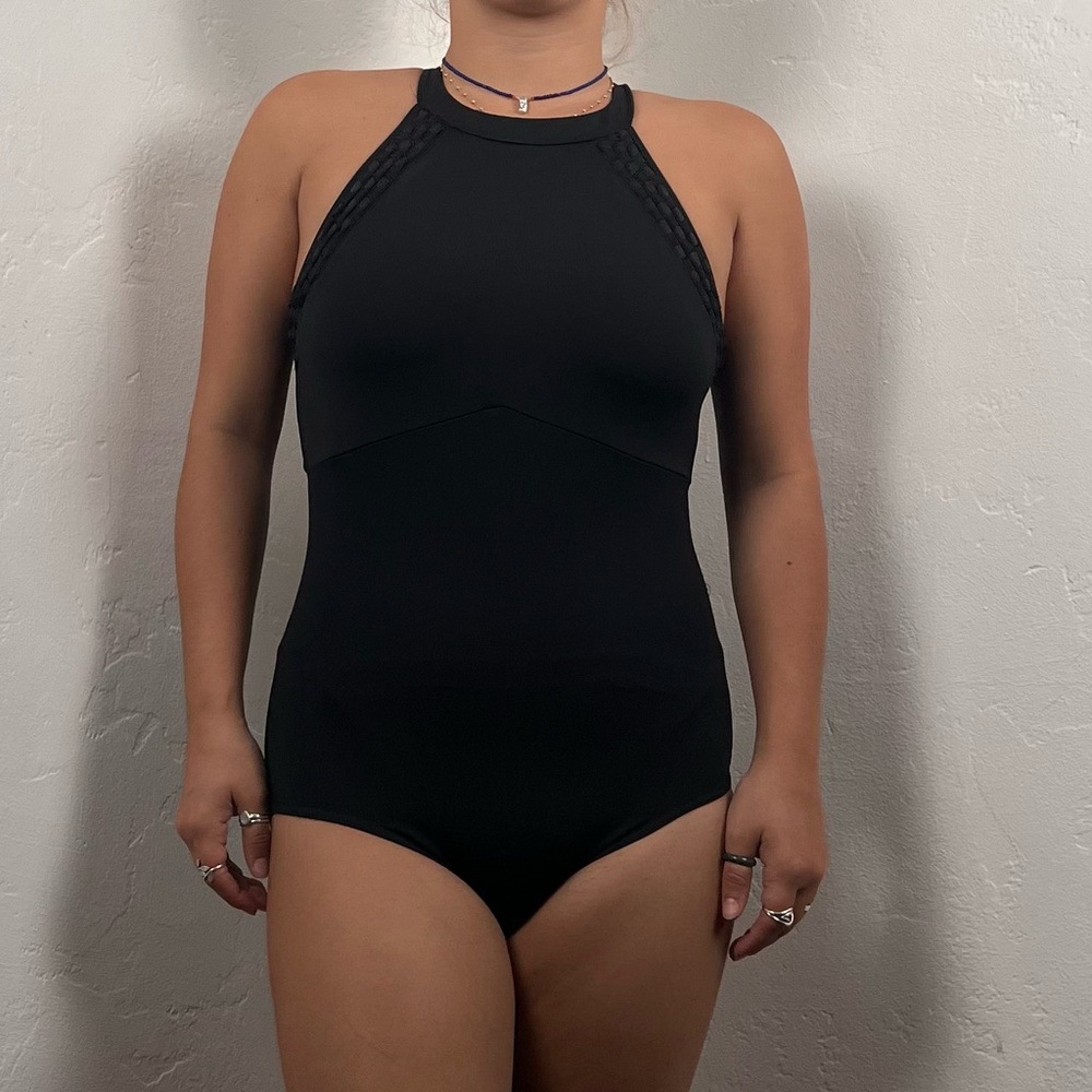Black Halter ballet leotard